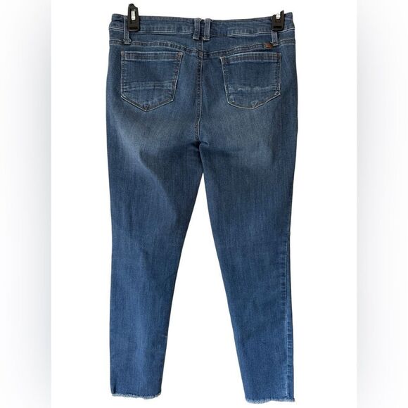 1822 Denim Distressed Blue Ankle Jeans Women’s Size 12 - Picture 10 of 12